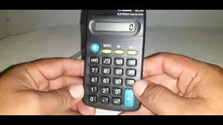 Como usar calculadora digital KENKO KK-402 calculadora de mão de bolso