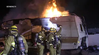 Lincoln Heights RV Fire