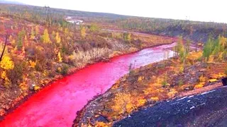 This Russian River Mysteriously Turned Blood Red  Then A Nickel Plant Revealed The Horrible Truth