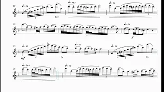 Czardas(Monti) Alto Saxophone 연습자료 템포 120