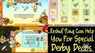 Hay Day Closing The Derby | 1st Position | How To Get Special Derby Decos | Mechanical Horse #hayday