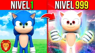 EVOLUCIONÉ a SONIC LA PELICULA al NIVEL MAXIMO en GTA 5 !! (Sonic Movie mod) LEON PICARON