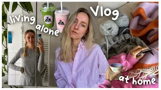 ALLEIN SEIN ROMANTISIEREN {vlog} gemütlich Zuhause, Yoga & Girls Dates, ersten Pullover Stricken