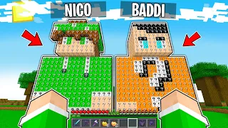 NICO GIGANTE DI LUCKYBLOCK contro BADDI GIGANTE DI LUCKYBLOCK - Minecraft ITA