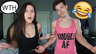 Wearing A "SINGLE AF" T-shirt To See How My BOYFRIEND reacts..