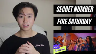 SECRET NUMBER(시크릿넘버) _ Fire Saturday(불토) MV REACTION
