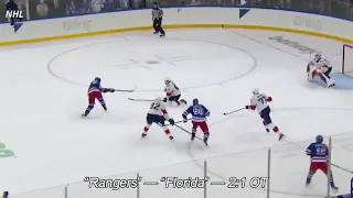 “Rangers” — “Florida” — 2:1 OT Goal Moments. NHL. Match results. Playoffs 2024.