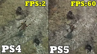 Diablo 4 PS4 vs. PS5 comparison | Loading times, graphics and FPS test