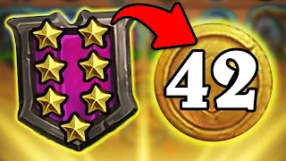 Straight to TIER 7 with 42 GOLD! | Hearthstone Battlegrounds