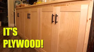 Making Cabinet Doors From Plywood?!