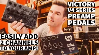 VICTORY V4 TUBE PREAMP PEDALS - KRAKEN & COUNTESS