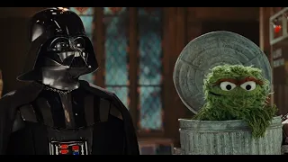 Night at the Museum Battle of the Smithsonian - Darth Vader and Oscar the Grouch