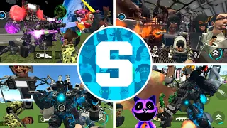 Nextbots In Playground New Skibidi Toilet Vs Poppy Playtime Chapter 3 Cameraman Titan Tv Man Sandbox