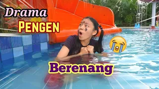 DRAMA TUTIK PENGEN BERENANG DI KOLAM RENANG ! Jadi Sakit Perut