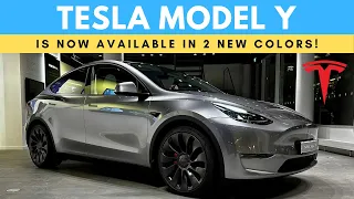 Tesla Model Y Is Now Available In 2 New Colors & More Updates!