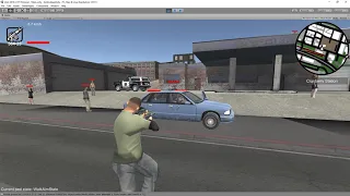 San Andreas Unity - shooting through vehicle mesh