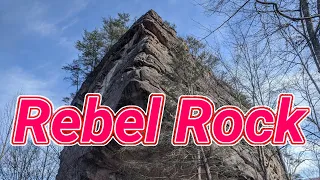 Rebel Rock on the Laden Trail in Harlan KY