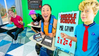 TEAM RAR goes back to MIDDLE SCHOOL!! ft. GAVIN MAGNUS