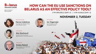 How can the EU use sanctions on Belarus as an effective policy tool?