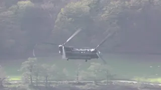 Lakes Low Level; Chinooks Lifter1 & Lifter2 @ Rydal to Grasmere, 24/10/2018