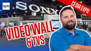 Stunning Sony MicroLED Video Wall, Mini LED TVs, OLED TVs, Laser Projectors & More | CEDIA 2023