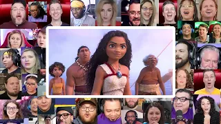 Moana 2 - Teaser Trailer Reaction Mashup - Walt Disney