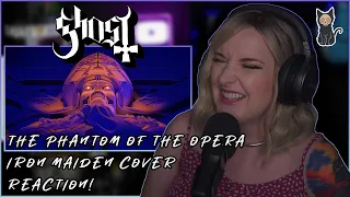GHOST - The Phantom Of The Opera (Iron Maiden Cover) | REACTION