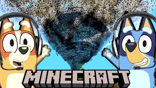 Minecraft Bluey Vs Tornado