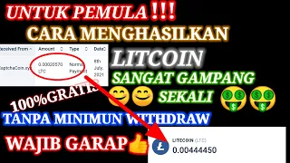 UNTUK PEMULA,,!!! CARA MENDAPATKAN 25900 LTC SECARA GRATIS,,