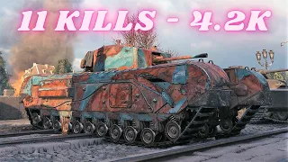 Churchill III - 11 Kills 4.2K Damage   World of Tanks Replays ,WOT tank games