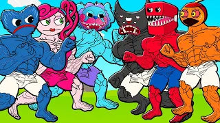 TOP 20 BEST ANIMATIONS MUSCLE POPPY PLAYTIME! Cartoon Animation