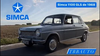 SIMCA 1100 GLS DE 1968 avec seulement 53000 kms d'origine !