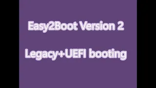 Setting up an Easy2Boot v2 Legacy+Secure-boot UEFI multiboot drive (increased volume)