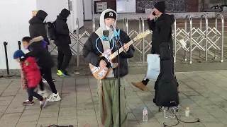 (Busking in Hongdae) DanbalMery#단발머리 홍대 버스킹 CloudRabbit#운묘 Wednesday, January 4th, 2023. 192533