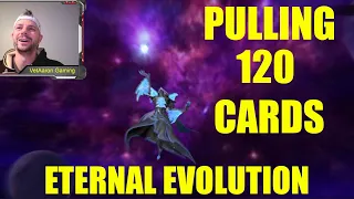 PULLING OVER 100 ADVANCED AND LIMITED CARDS IN ETERNAL EVOLUTION - BIG MONEY COME ON TRIPLE S!!!