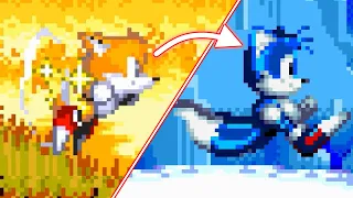 Blue Tails { Sonic 3 A.I.R. modifications gameplay }