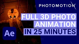 After Effects: Full 3D Photo Animation in 25 minutes | Photomotion® Tutorial