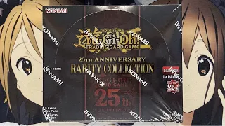 Opening My 25th Anniversary Rarity Collection Yugioh Booster Box TCG