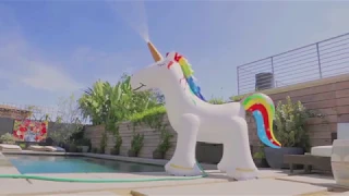 How To Install Unicorn Sprinkler | Premium Thick Eco-Friendly PVC | Sprays Water from Horn