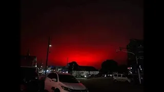 Blood Red Sky in China | Red Sky in Zhoushan | Red Sky in China on 7th May 2022