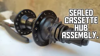 How to build a sealed BMX cassette hub. (4K)