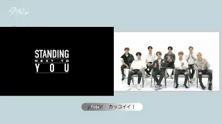 Straykids reaction to (Jungkook of BTS) "standing next to you" Offical mv.