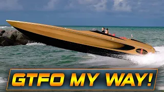 CLEAR FOR TAKEOFF AT HAULOVER INLET !! | HAULOVER BOATS | WAVY BOATS