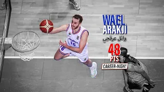 وائل عرقجي (Wael Arakji) Career-High 48 PTs 13 Rebs Full Highlights vs Qurain (26.01.22)