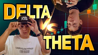 Delta vs Theta 🤜🤛  El mayor SECRETO del Trading de Opciones