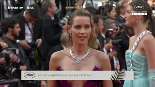 #Cannes2022. Célébration du 75e anniversaire du Festival de Cannes sur le tapis rouge