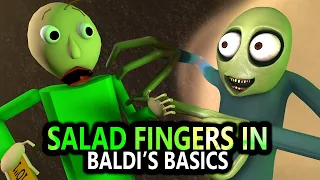 SALAD FINGERS IN MINECRAFT Ft BALDI's BASICS CHALLENGE! (Official) Minecraft Game Animation