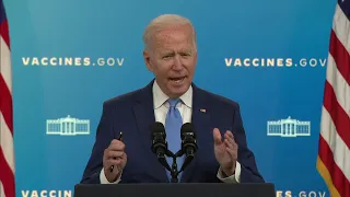 Biden encourages more vaccinations after US regulators give full approval to Pfizer shot