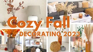 🍁EARLY FALL DECORATE WITH ME | Fall Clean + Decorate |Cozy Fall Decor Ideas 2023| Cozy Up For Fall