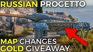 Russian Progetto Obj 780, 30,000 Gold Giveaway, More Map Changes! | World of Tanks Map Changes